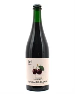 Mørk rødlig ølflaske med Lervig Rackhouse Le Grand Mélange 2019
