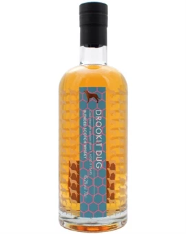 Drookit Dug 9 år Little Brown Dog Cask Strength Blended Scotch Whisky flaske