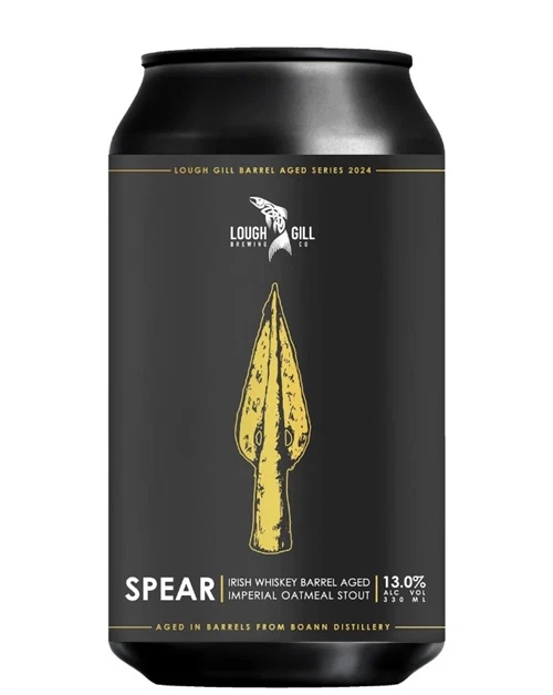 Mørk øldåse med Lough Gill Spear Barrel Aged Series 2024