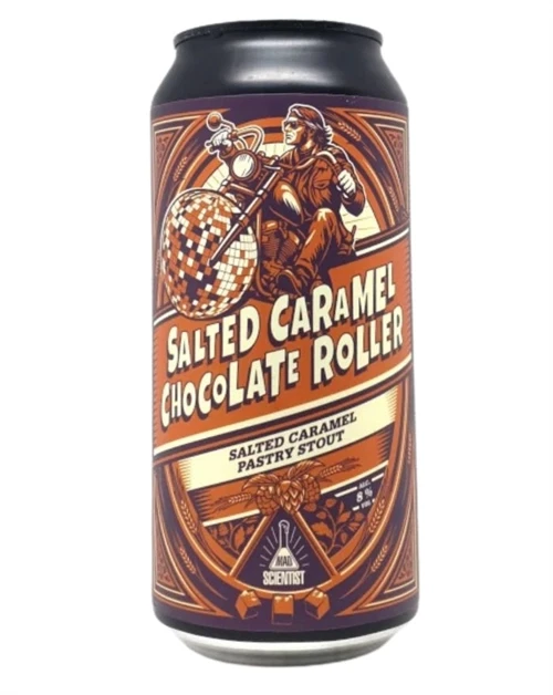 Dåse Mad Scientist Salted Caramel Chocolate Roller Pastry Stout, 44 cl
