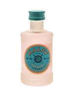 Miniatureflaske Malfy Gin Rosa Pink Grapefrugt i mat flaske fra Italien