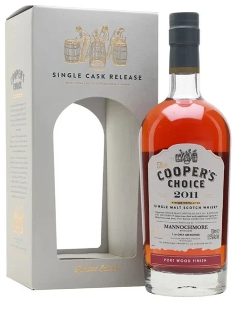 Mannochmore The Cooper\'s Choice Speyside flaske