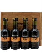 Gavesæt med fire miniatureflasker Martha's Tawny Portvin fra Douro-dalen