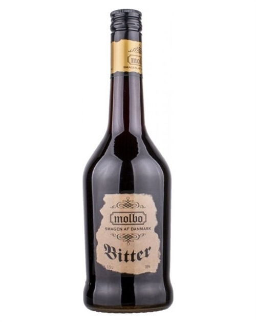 Molbo Bitter fra Danmark indeholder 50 centiliter med 35 procent alkohol