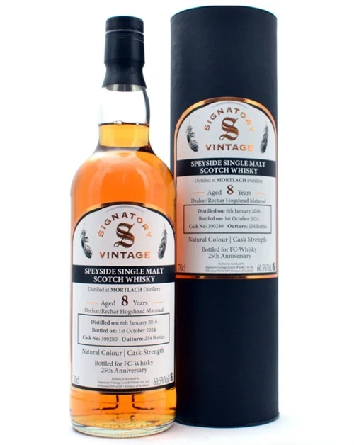 Mortlach FC Whisky 25th Anniversary whiskyflaske