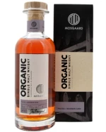 Flaske af Mosgaard Peated Bourbon Batch 1 Røget Økologisk Dansk Single Malt Whisky 50 cl