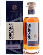 Flaske af Mosgaard Peated Bourbon Cask Røget Økologisk Dansk Single Malt Whisky 50 cl