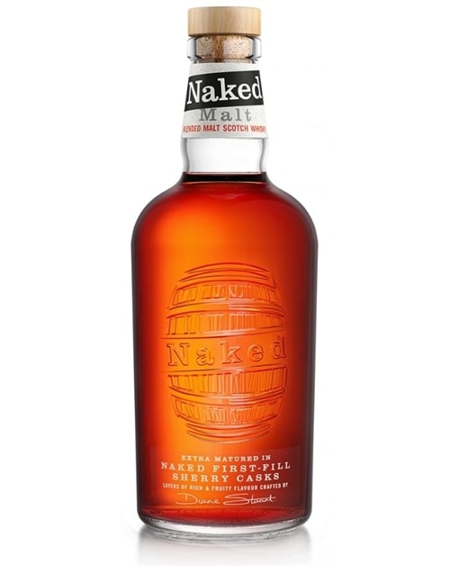 Naked Malt blended malt whiskyflaske