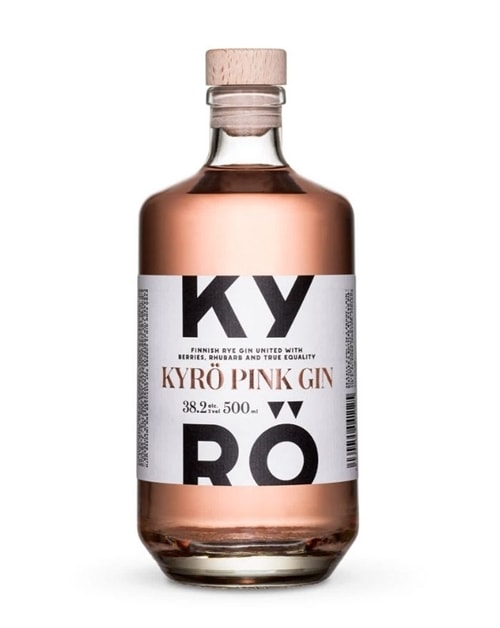 Flaske Napue Kyrö Pink Gin fra Finland