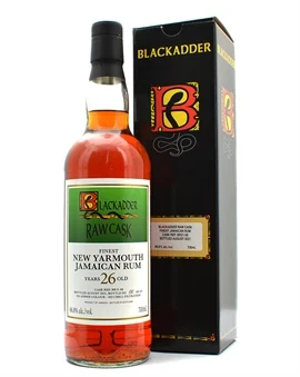 Flaske New Yarmouth Blackadder Raw Cask rom i mørk farve