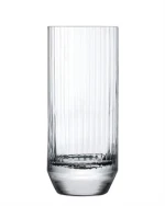 Sæt med seks klare Highball-glas fra Nude Big Top-serien