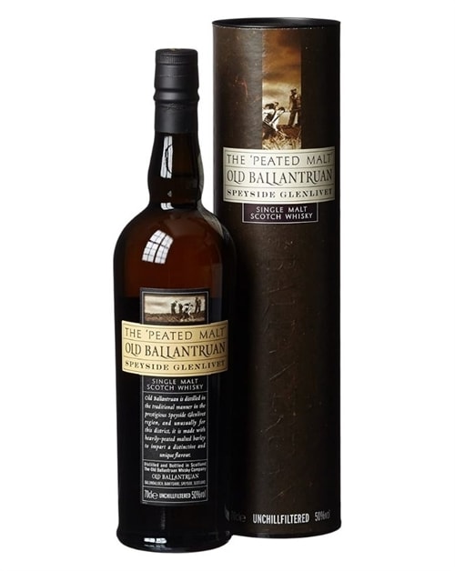 Old Ballantruan Peated whiskyflaske fra Tomintoul