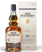 Old Pulteney 12 år whiskyflaske