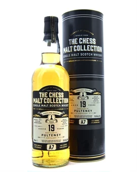 Old Pulteney 19 år Chess Malt Collection whiskyflaske