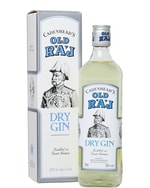 Flaske Cadenhead's Old Raj Dry Gin fra Skotland