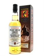 Blackadder Peat Reek Embers flaske med glødende etiket