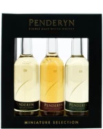Penderyn gavesæt med tre miniatureflasker Single Malt Welsh Whisky
