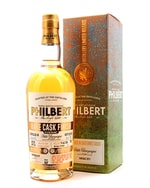 Flaske Philbert Sauternes cognac med gylden væske og enkelt etiket