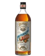 Flaske Pierre Ferrand Dry Curaçao Tropical likør med orange etiket