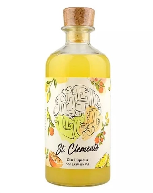 Flaske Poetic License St. Clements Gin Likør fra England