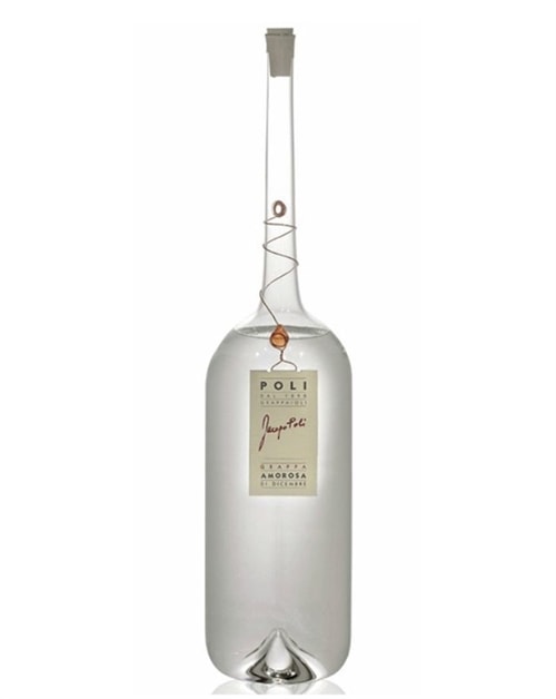Flaske Torcolato-grappa fra Poli i papæske