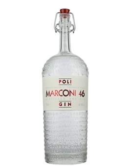 Flaske Poli Marconi 46 Distilled Dry Gin fra Italien
