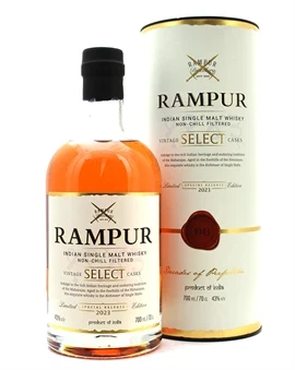 Flaske Rampur Vintage Select Casks 2023 Limited Edition Whisky