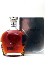 Flaske Renault Imperial XO Carte d'Argent cognac med kejserligt etikettdesign