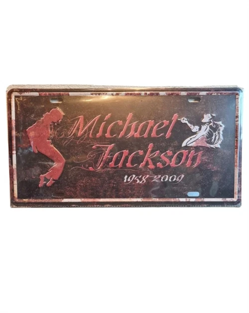 Retro Metalskilt - Michael Jackson 1958-2009