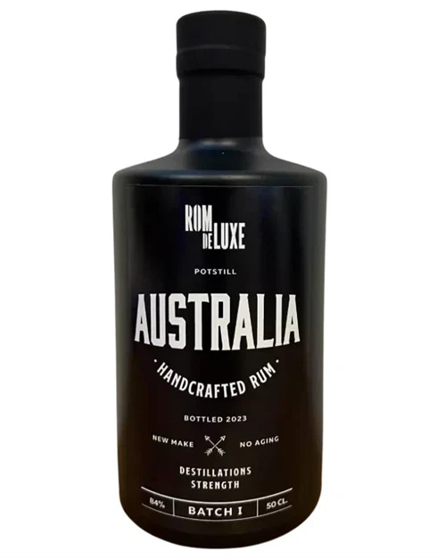 RomDeLuxe Australia Handcraftet Rum Batch 1 hvid rom flaske