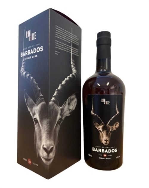 RomDeLuxe Wild Series Rum 25 Barbados Single Cask rom flaske