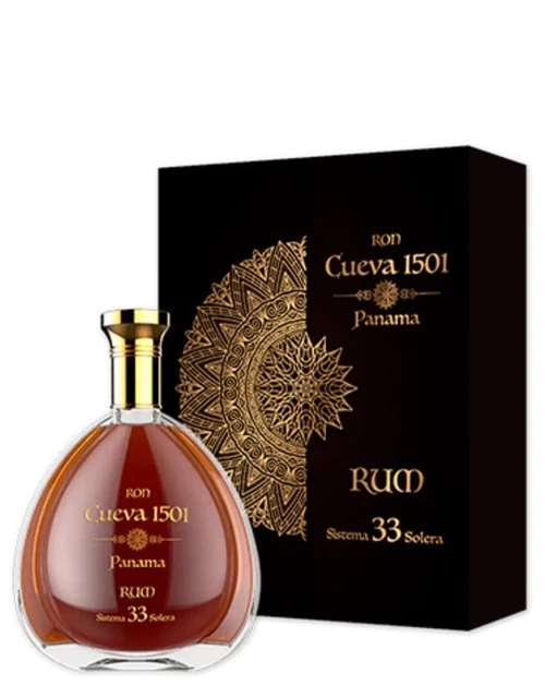 Ron Cueva 1501 Panama Rum 33 Solera flaske