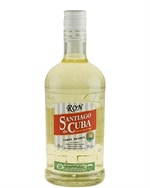Flaske Santiago de Cuba Carta Blanca hvid rom