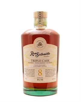 Ron Sostenible 8 år Triple Cask The Conscious Choice Dominikanske Republik flaske