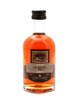 Miniatureflaske Rum Nation Demerara Solera No 14 rom
