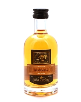 Miniatureflaske Rum Nation Guatemala Gran Reserva rom