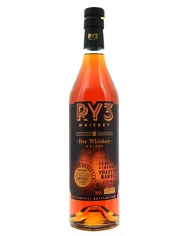 Ry3 Toasted Barrel Finish Blended Rye Whiskey 70 cl 59,9%