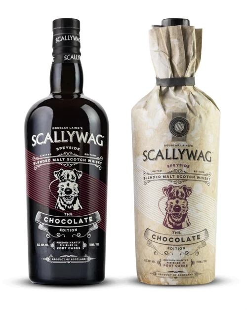 Scallywag The Chocolate Edition 2024 flaske med rævemotiv