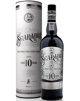 Scarabus 10 års Whisky Hunter Laing flaske fra Islay