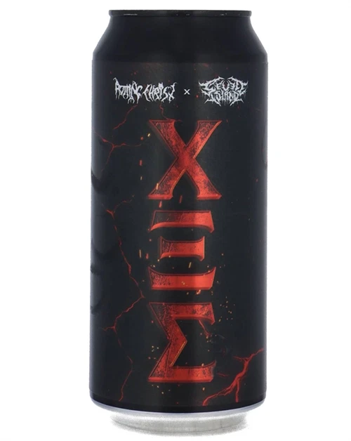 Mørk øldåse med Seven Island ΧΞΣ Evony Is Evil Imperial Stout