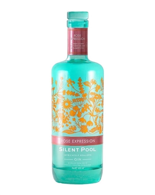 Flaske Silent Pool Rose Expression Gin fra England