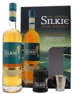 Silkie Whiskey Sliabh Liag The Legendary Gavepakke m. 4 Glas Blended Irish Whiskey flaske