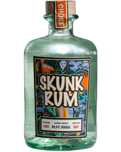 The Skunk Rum Økologisk Danskproduceret rom flaske