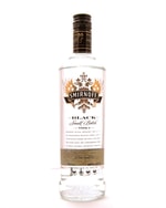Smirnoff Black Small Batch flaske med sort etiket og gylden ørn