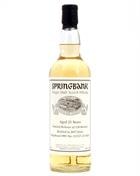 Flaske Springbank 25 år Single Cask fra Springbank Destilleri i Campbeltown