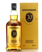 Flaske Springbank 30 år 2022 Release fra Springbank Destilleri i Campbeltown