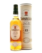 Tamnavulin 12 år Speyside Single Malt flaske med gul banderole