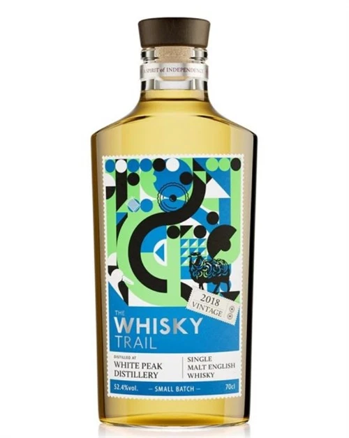 White Peak Distillery whiskyflaske fra The Whisky Trail-serien af Elixir Distillers