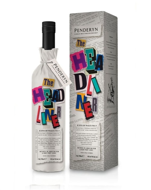 Penderyn Icons of Wales The Headliner flaske fra Wales