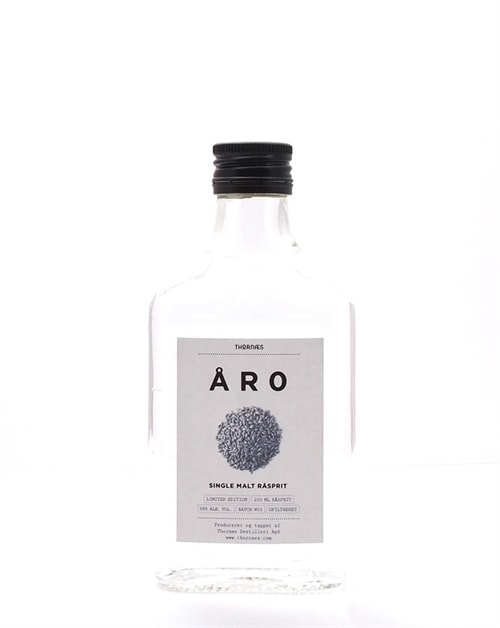 Flaske af Thornæs Åro Dansk Single Malt Råsprit 20 cl